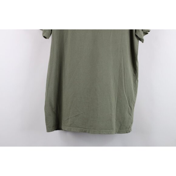 Everlane Mens Size Large Faded Blank Cotton Short Sleeve T-Shirt Green USA - Picture 13 of 13